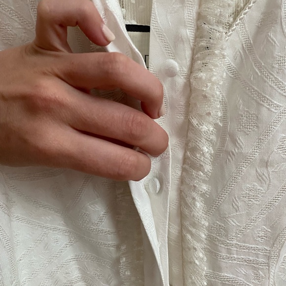 ALEXIS button up embroidered top - Picture 5 of 5